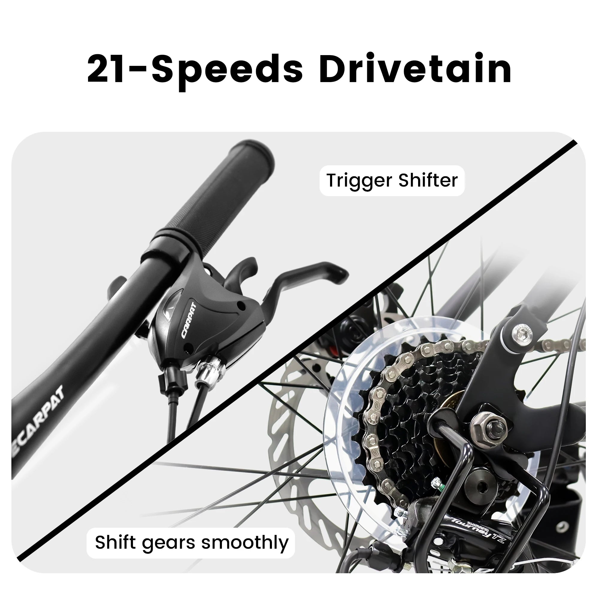 Dual Full Suspension Mountain Bike 24/26/27.5 Inch, 21-Speed Men/Women
