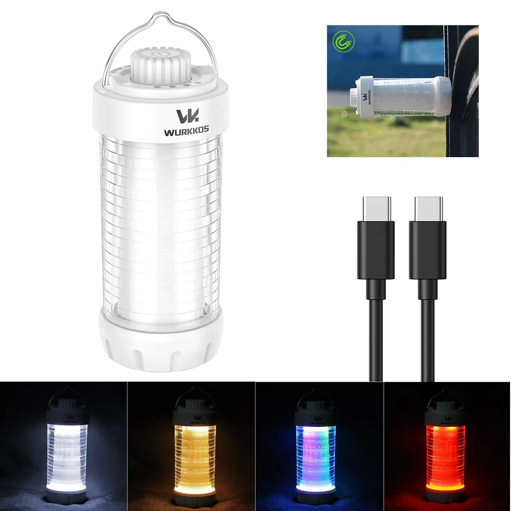 CL01 Camping Lantern 550LM Rechargeable LED Flashlight Waterproof EDC Work Light Power Bank Magnetic Lamp