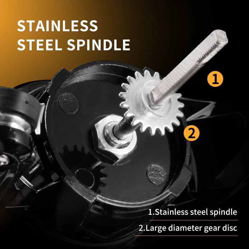 Spinning Fishing Reel Metal Reel 10KG Max Drag Power Spinning Wheel Adapt to Any Water Body