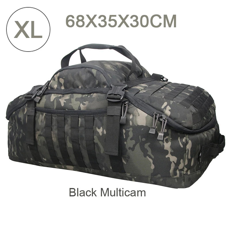 30L 45L 80L Outdoor Mountaineering Bag Molle Tactical Backpack Large Duffel Hiking Camping