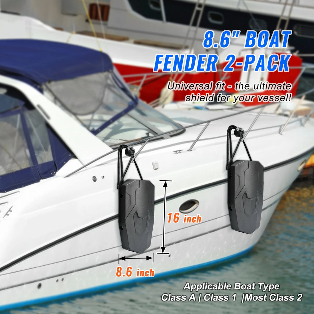 Boat Fenders Marine EVA Boat Dock Fenders Bumper with Ropes Cord Locks