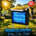 Solar Bug Zapper Outdoor, 4500V Mosquito Zapper with Panel Sensor, Waterproof Patio Camping