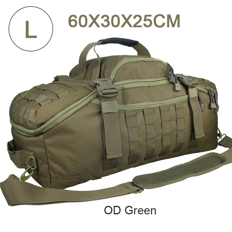 30L 45L 80L Outdoor Mountaineering Bag Molle Tactical Backpack Large Duffel Hiking Camping