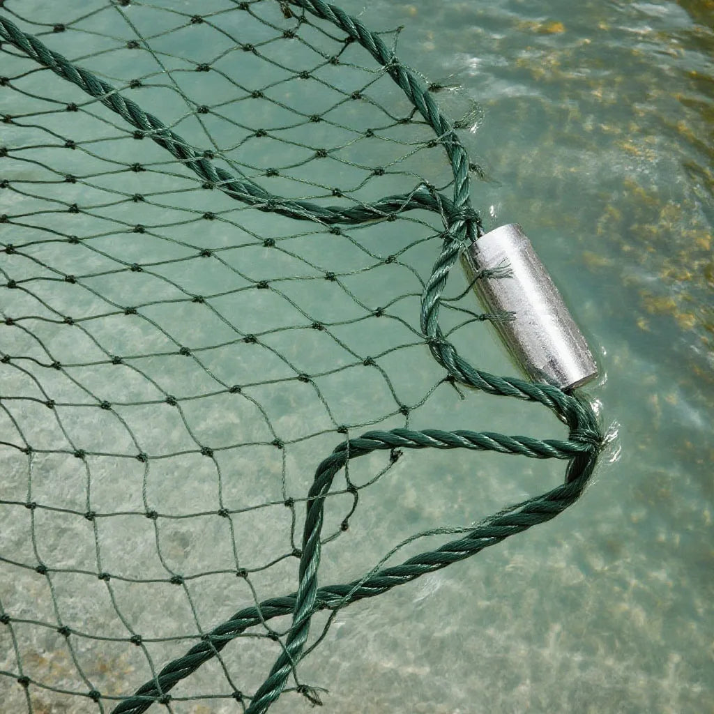 3*20m/10*65ft Fishing Net with Weight & Float Fishing Drag Net Hand Throw Net for Seining Minnows