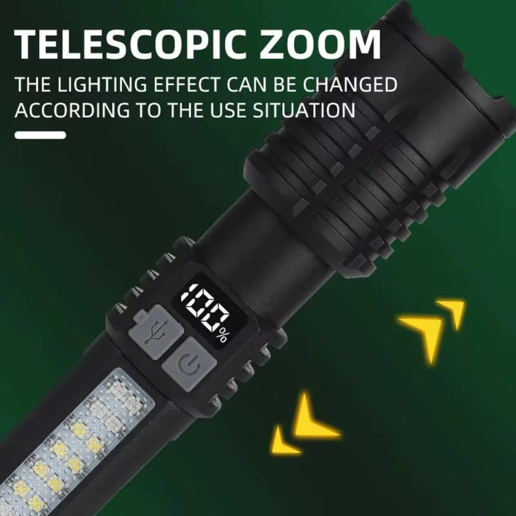 Super Bright Rechargeable LED Flashlight – Ultra Powerful Portable Outdoor Camping Lantern & Emergency Light