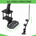 Heavy Duty Marine Trailer Step with Handrails Anti-Skid Protection Boat Step Capacity 450 Lbs