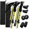 Hiking Poles Collapsible Trekking Poles - Aluminum Alloy 7075 Walking Sticks for Hiking with Telescopic and Foldable Tri-fold D