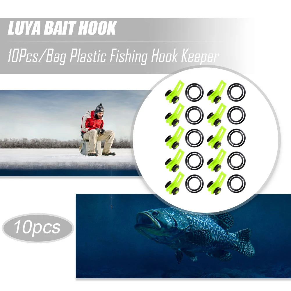 10Set/Bag Fishing Hook Keeper Fishing Rod Accessories Secure Safety
