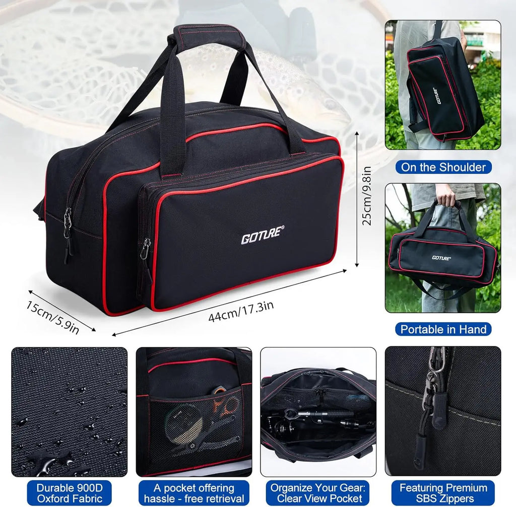 Fishing Rod and Reel Combos-2PCS Telescopic Fishing Pole+2PCS Spinning Reels with Carrier Bag