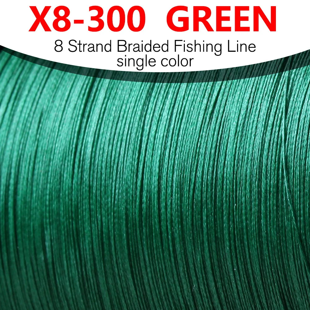 300M 8-Strand Braided PE Fishing Line High Sensitivity Super Strong