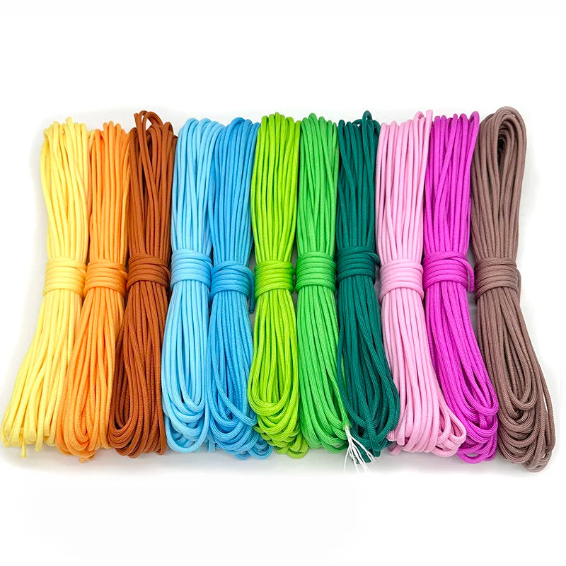 320 Colors Paracord 2mm/3mm/4mm/5mm High Quality Parachute cord Survival Camping