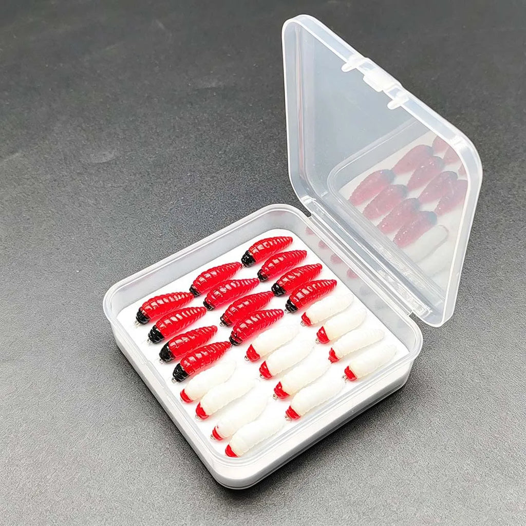 Fly Fishing Flies Assortment Kit-2 Boxes Bundle(Total 108Pcs Flies)Lures with Fly Box for Bass Trout Salmon Fishing Flies Nymphs