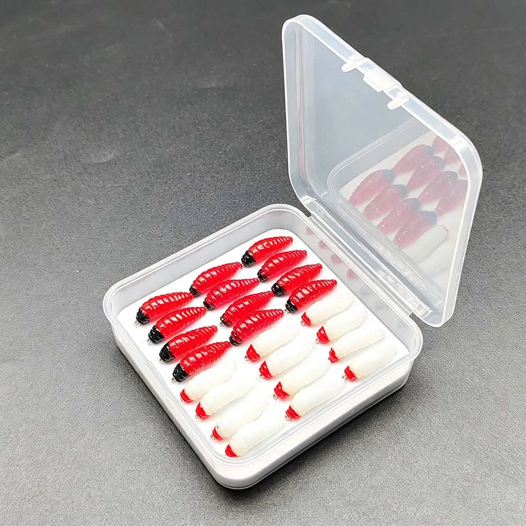 Fly Fishing Flies Assortment Kit-2 Boxes Bundle(Total 108Pcs Flies)Lures with Fly Box for Bass Trout Salmon Fishing Flies Nymphs