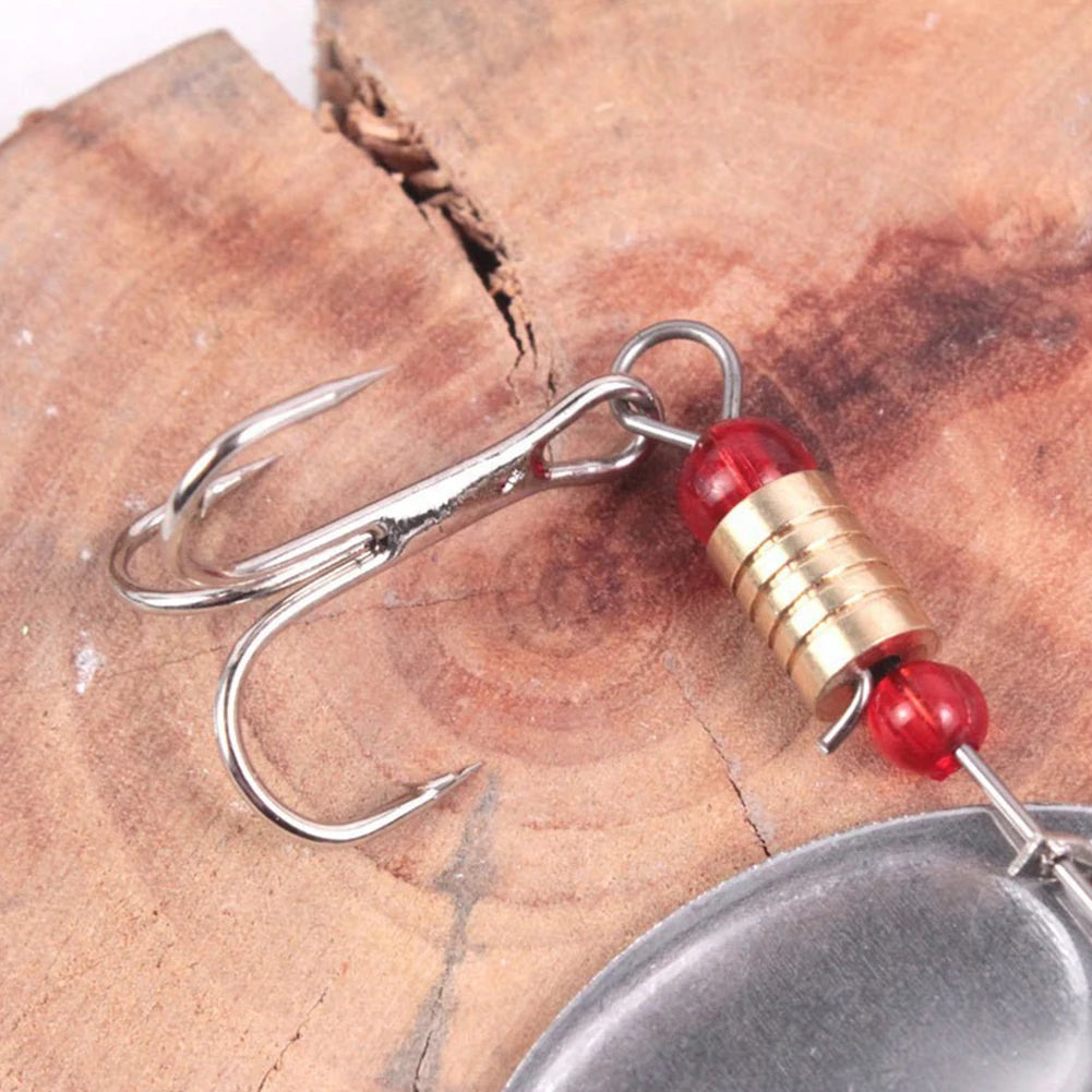 30pcs Metal Spoon Spinner Fishing Lure Spoonbait Crankbaits Wobblers for Bass Pike