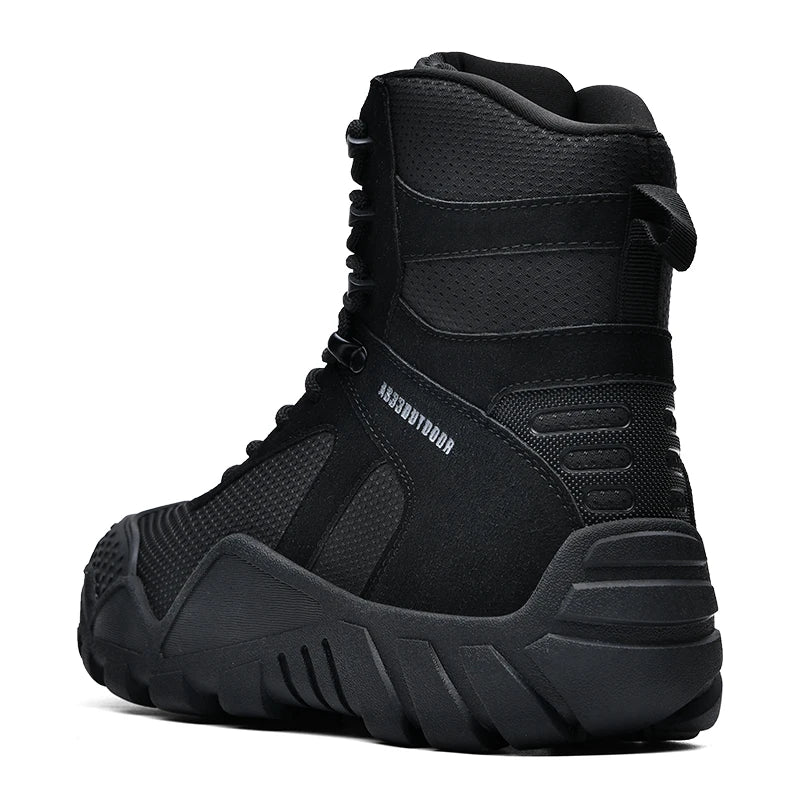 Men's waterproof hiking boots, lightweight outdoor work boots, durable