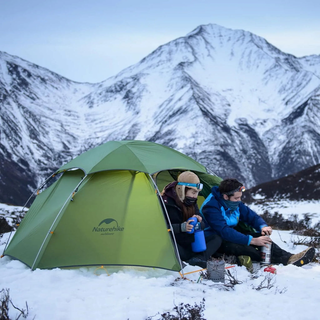 Cloud Peak 2 Person Tent Ultralight Waterproof Camping Tent 4 Season Nylon Backpacking Traveling Tent