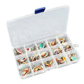 30pcs Metal Spoon Spinner Fishing Lure Spoonbait Crankbaits Wobblers for Bass Pike
