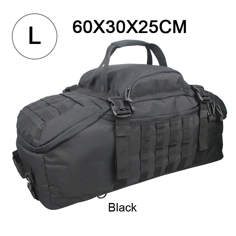 30L 45L 80L Outdoor Mountaineering Bag Molle Tactical Backpack Large Duffel Hiking Camping