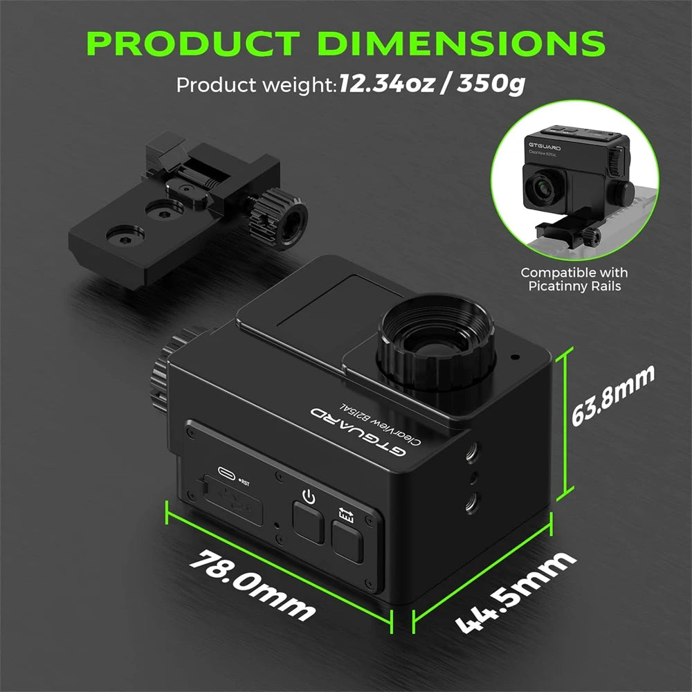 Thermal Imaging Scope Ai Super Resolution 384x288,8X Digital Zoom Night Vision Goggles 600m Laser Ranging for Hunting & Camping