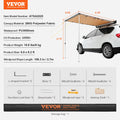 Vehicle Awning  Retractable Car Side Awning Suitable for Truck SUV Van