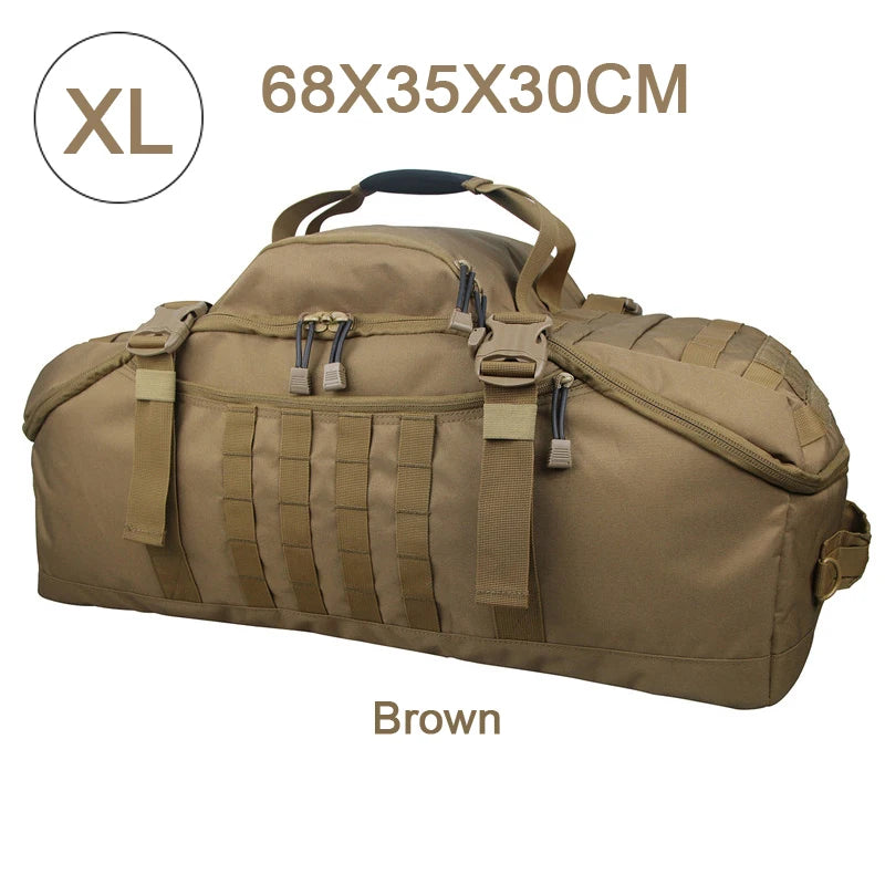 30L 45L 80L Outdoor Mountaineering Bag Molle Tactical Backpack Large Duffel Hiking Camping