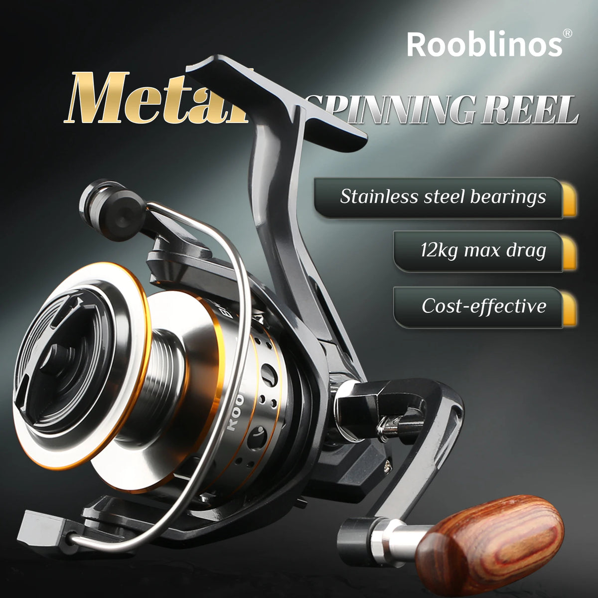 BK Reel 4+1BB Ultralight Max Drag Fishing Reel Freshwater