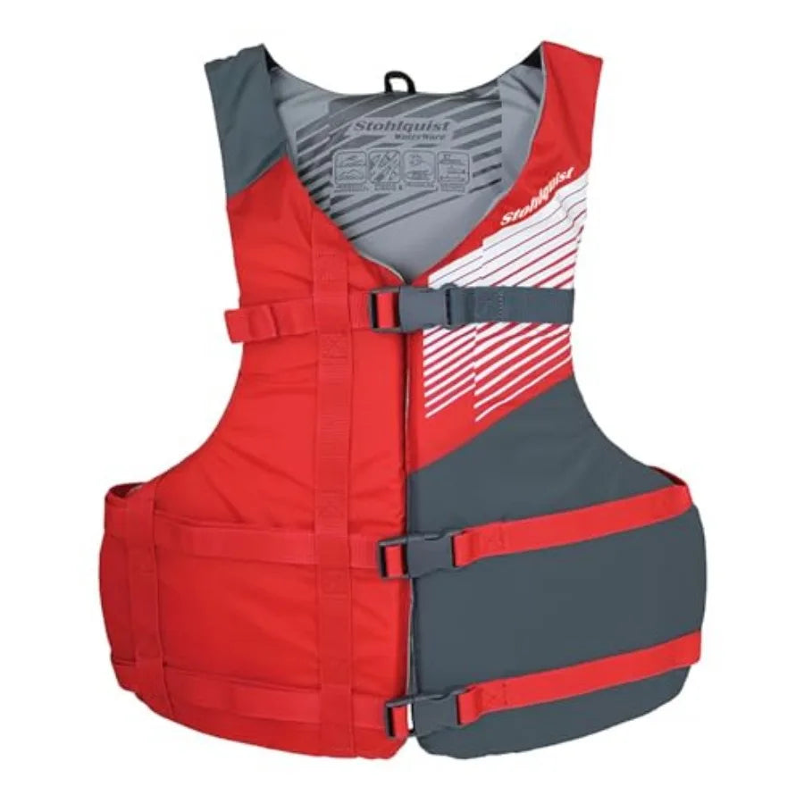 Life Jacket 50-90 lbs - Coast Guard Approved Life Vest - Type III PFD for Boys and Girls