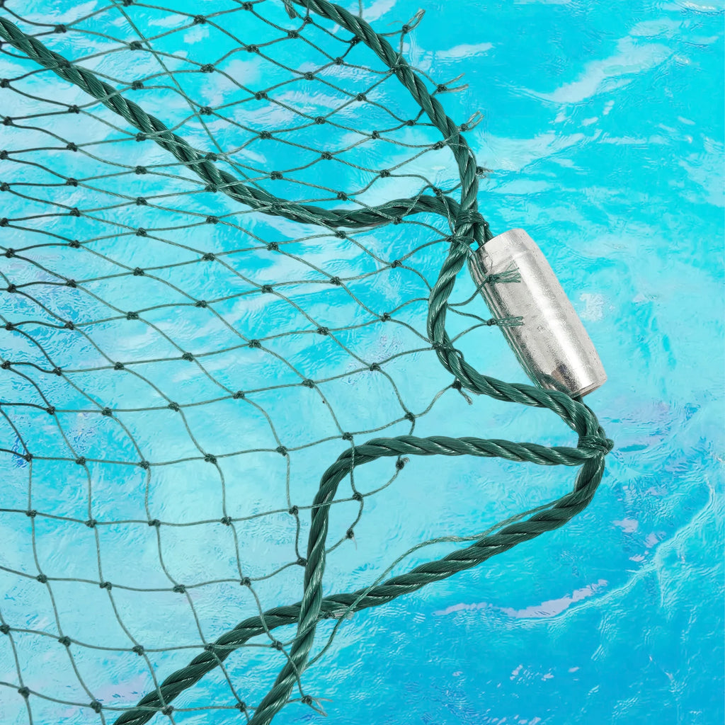3*20m/10*65ft Fishing Net with Weight & Float Fishing Drag Net Hand Throw Net for Seining Minnows