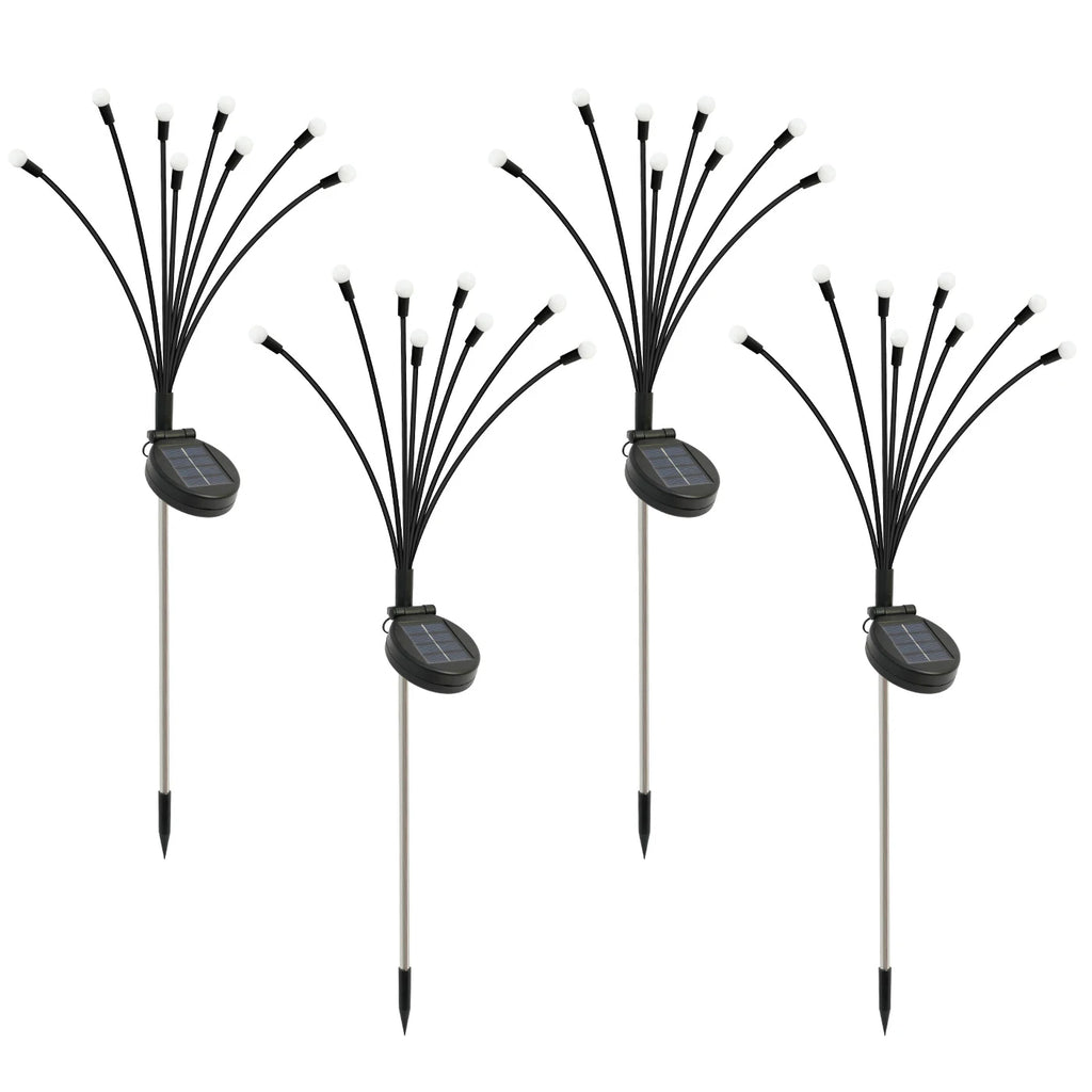 8-Head Solar Firefly Lights Outdoor Garden LED Waterproof