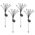 8-Head Solar Firefly Lights Outdoor Garden LED Waterproof