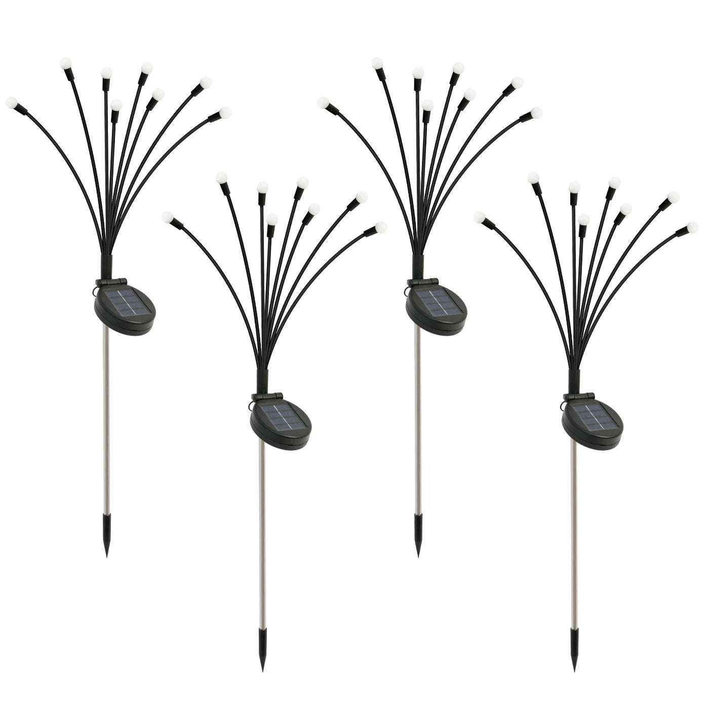 8-Head Solar Firefly Lights Outdoor Garden LED Waterproof