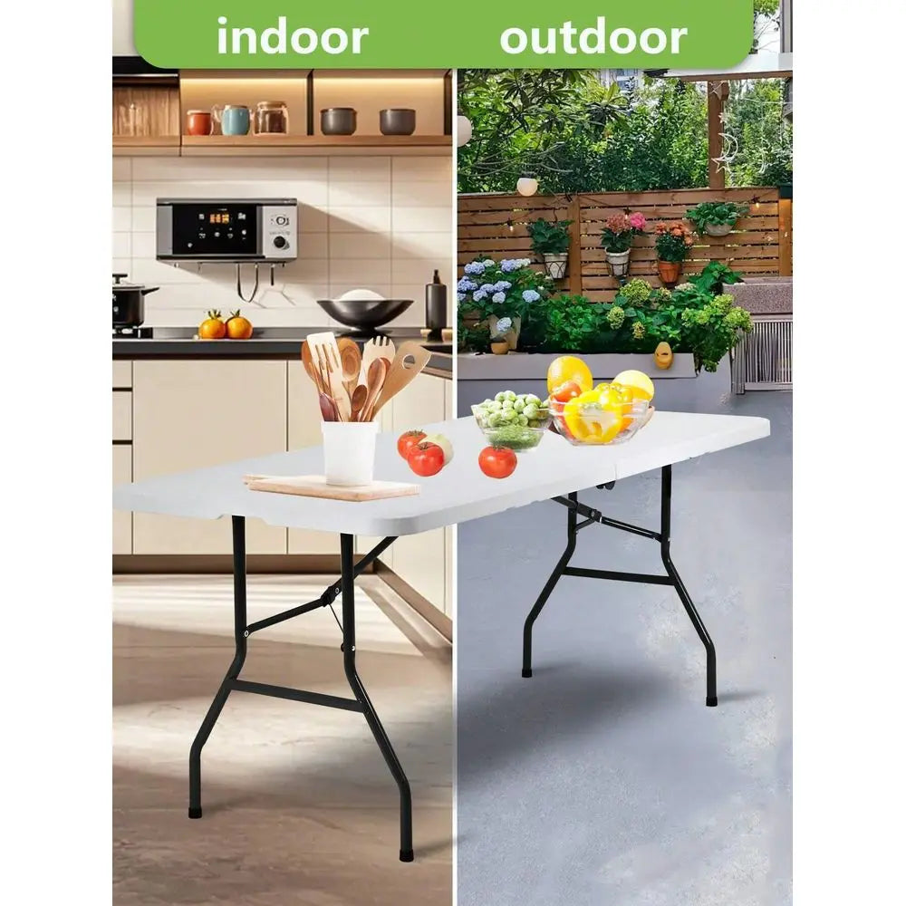 4FT 6FT 8FT Outdoor Folding Camping Table