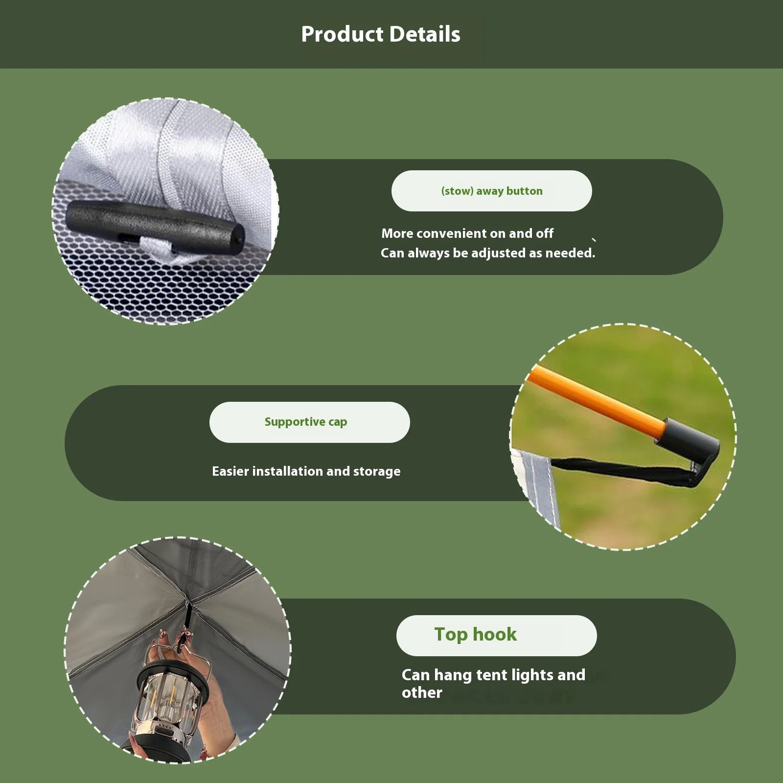 Silver Compact Auto-Tent - Quick 60-Second Setup Sunshade for 3-4 People, All-Weather & Portable