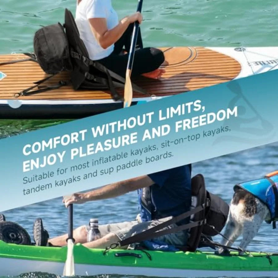 Kayak Seats with Back Support for Sit on Top, Universal Paddle Board Seat for Paddleboard, Canoe