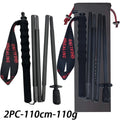 110g Ultra-Light 5-Section Foldable Carbon Fiber Trekking Poles Portable Outdoor Hiking Walking Sticks