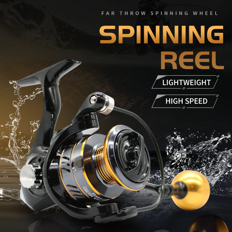 NEW Fishing Spinning Reel Metal Cup 10KG Max Drag Power High Speed