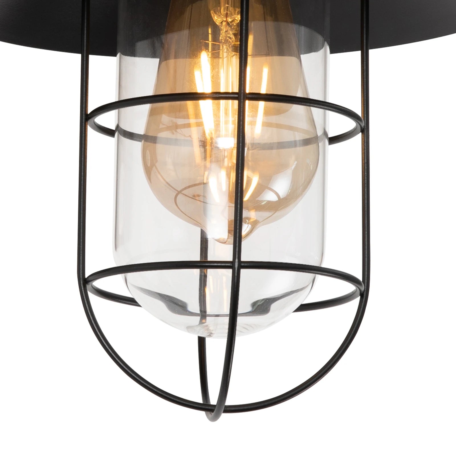 Retro Wall Lamp 60W Human Body Induction Wall Sconce E26 Wall Mount Lamp Frame for Bar Loft Corridor