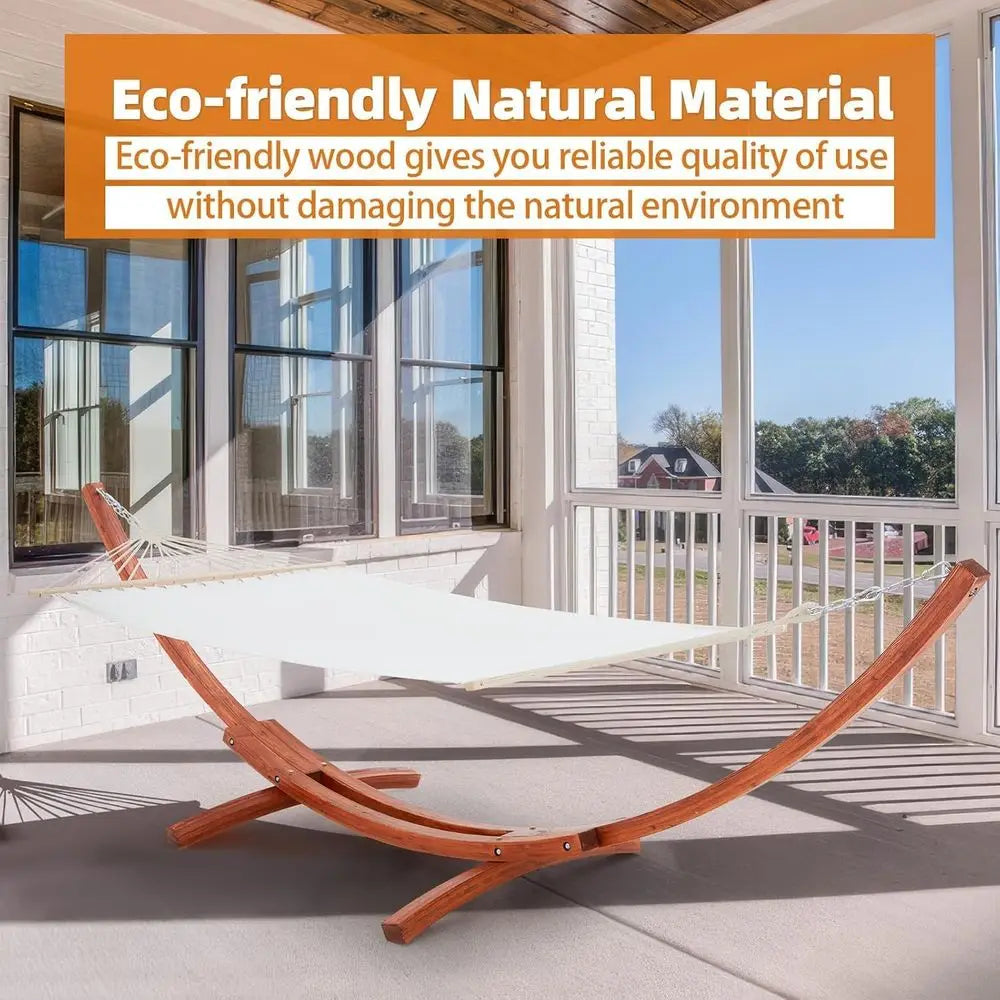 Hammock with Stand, Heavy Duty Hammock Stand, 2 Person Heavy Large Hammock Patio, Balcony
