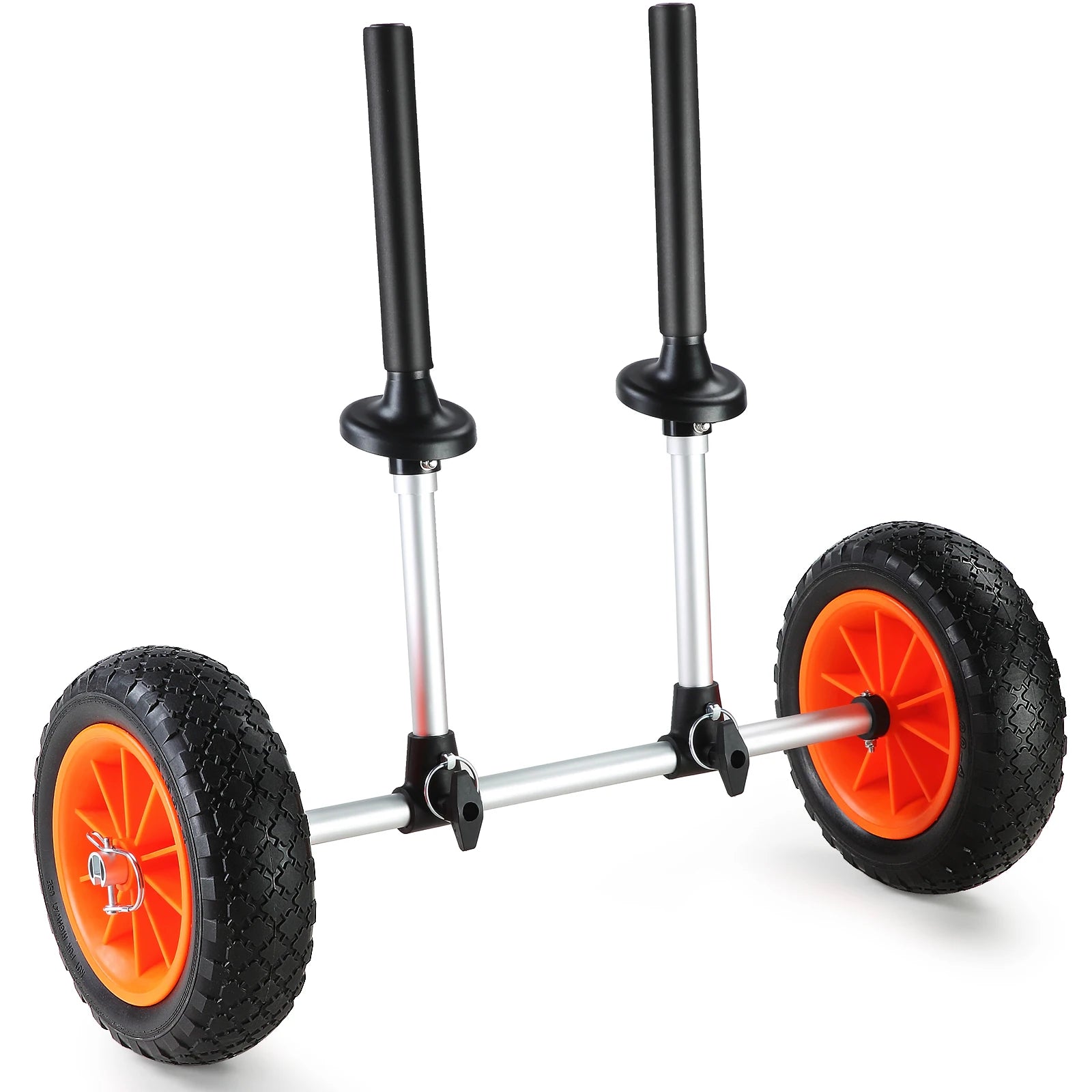 280lbs Kayak Trailer Cart Detachable Canoe Trolley Cart with 10'' Solid Tires