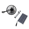Solar Panel Powered Fan Quiet Portable Solar