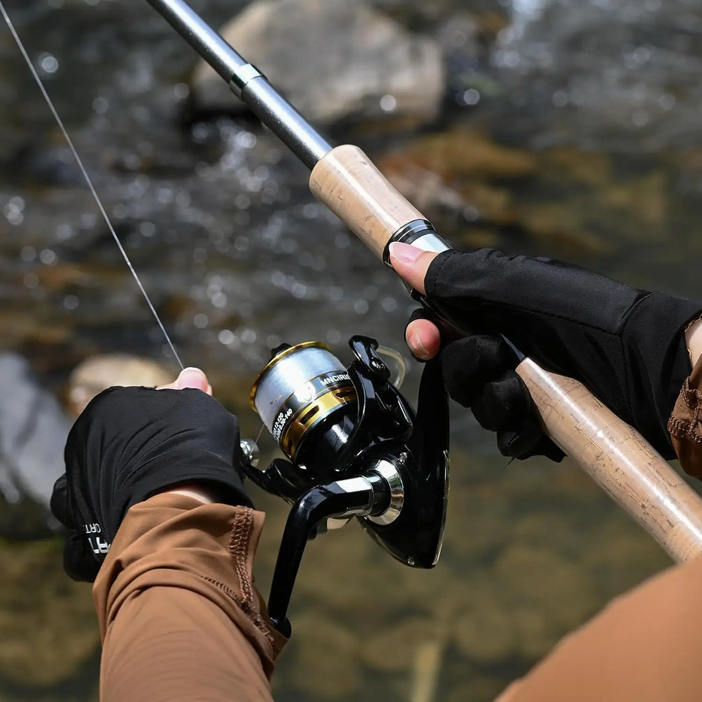 Carbon Fiber Fishing Pole Combo Set - 2.1m/6.89ft Spinning Reel, 145pcs Accessories Kit for Saltwater & Freshwater Fishing