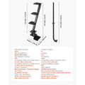Boat Trailer Steps 2-Step/3-Step/4-Step with Non-Slip Surface 3 Mounting Angle Options