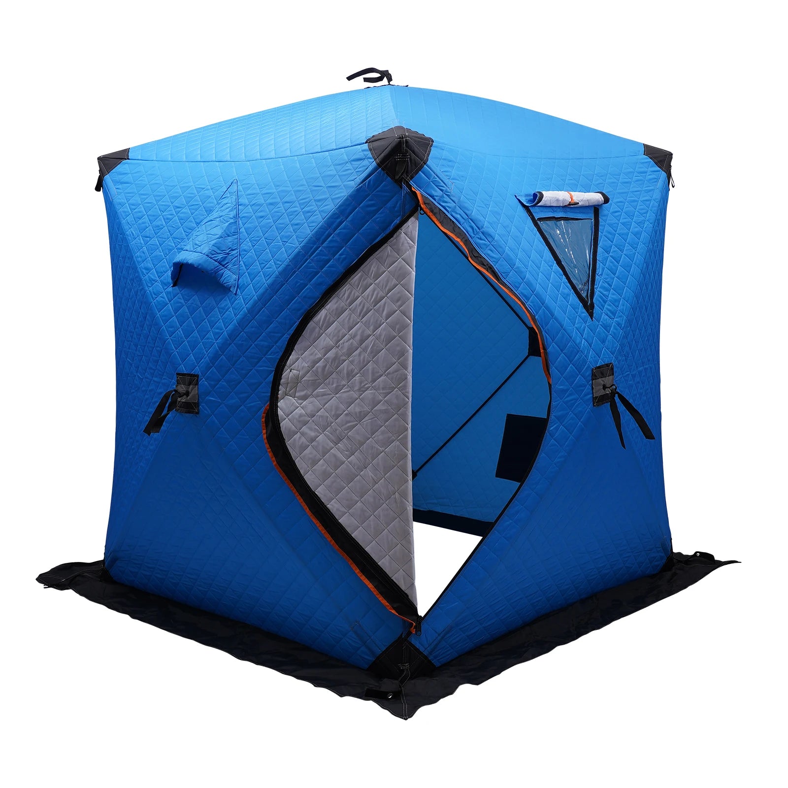 Ice Fishing Insulated Tent, 1-2 Person Shelter, Portable Therma Windproof Camping