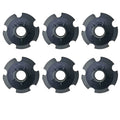 6 Piece Climbing Trekking Pole Replacement  Protector Cap  Snow Basket
