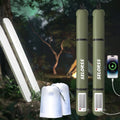 Solar Camping Lantern 2000mAh Folding Portable Camping Light Waterproof 3 Warm Light for Hiking Camping Fish USB-Type C