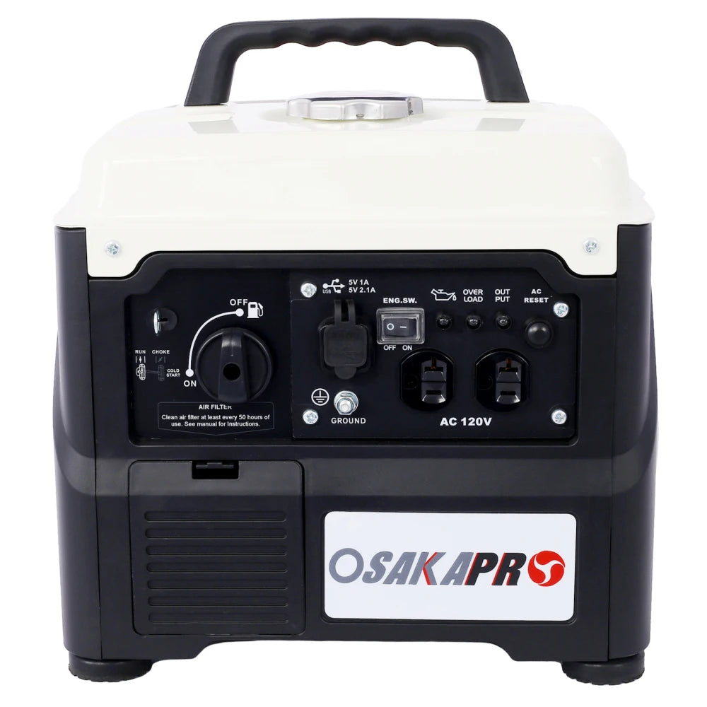 Portable Inverter Generator,1200W ultra-quiet gas engine, EPA Compliant, Eco-Mode Feature, Camping Power Bank