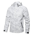 Men's Lightweight Waterproof Rain Jacket, Shell Hooded Outdoor Raincoat Hiking