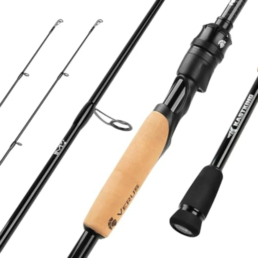 Twin-Tip Bass Fishing Rod IM7 Graphite Blanks with Nano Resin, Extra Tip, Titanium Guide Frames