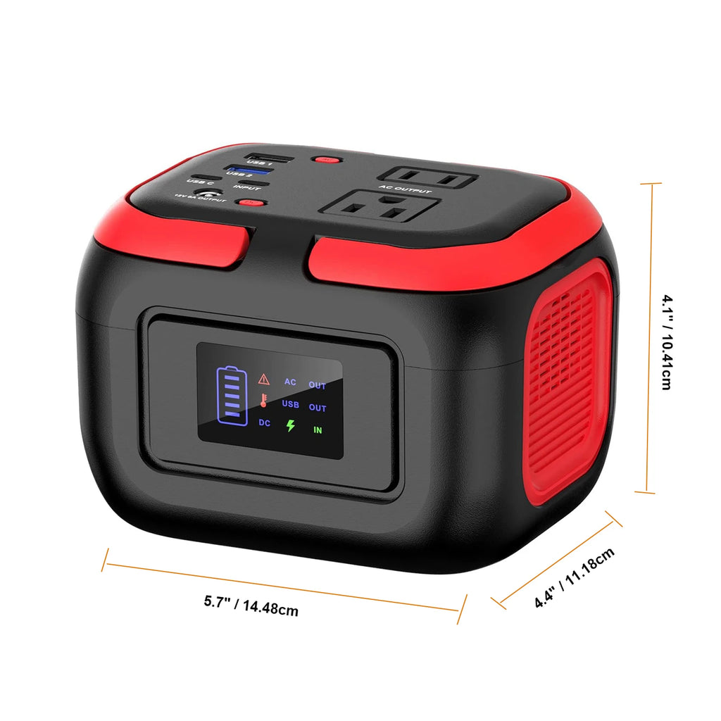 600W/300W Portable Power Station Solar Generator