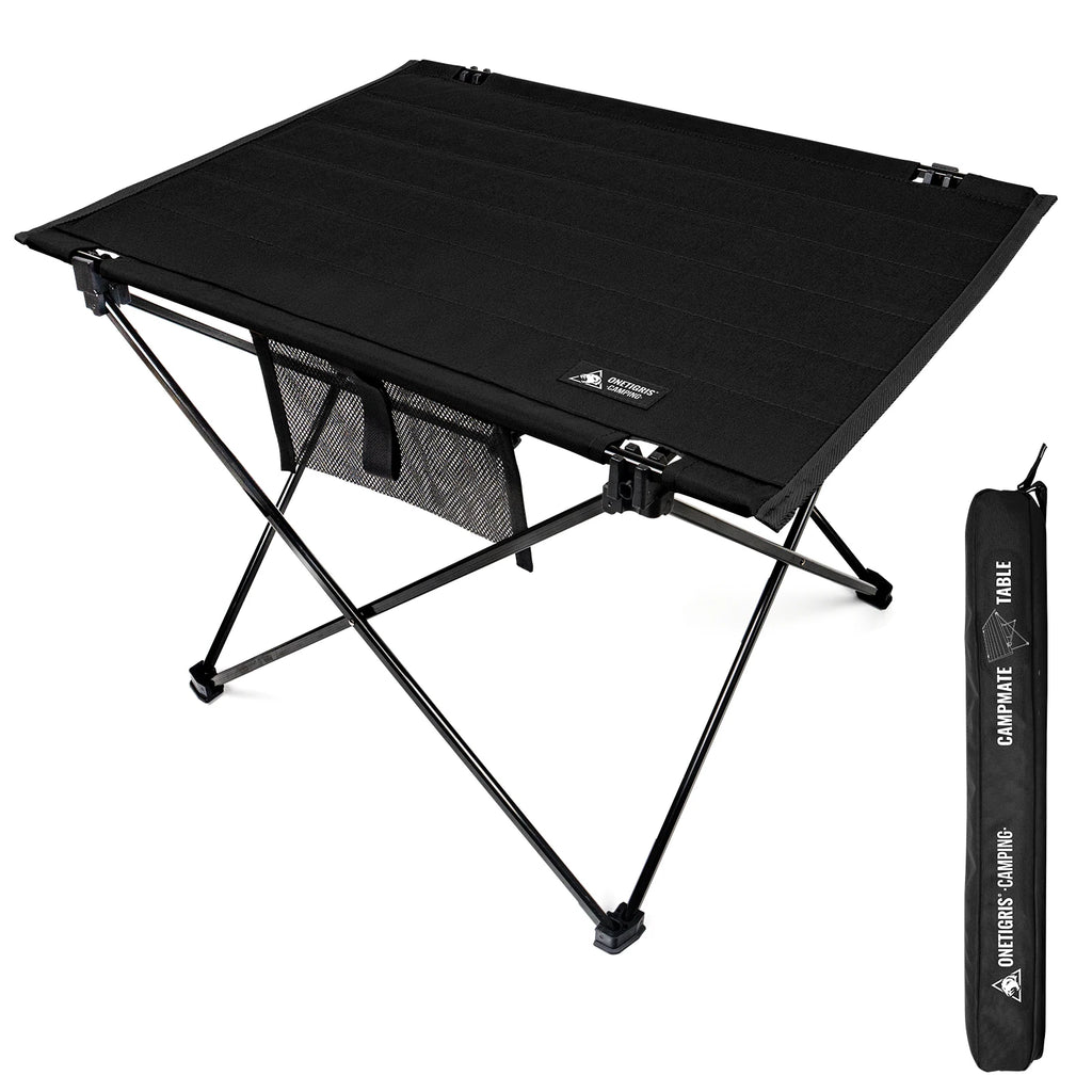 Foldable Camping Table, Lightweight Portable Table Sturdy & Quick Setup, Holds Up to 66 lbs, Perfect for Camping, Hiking